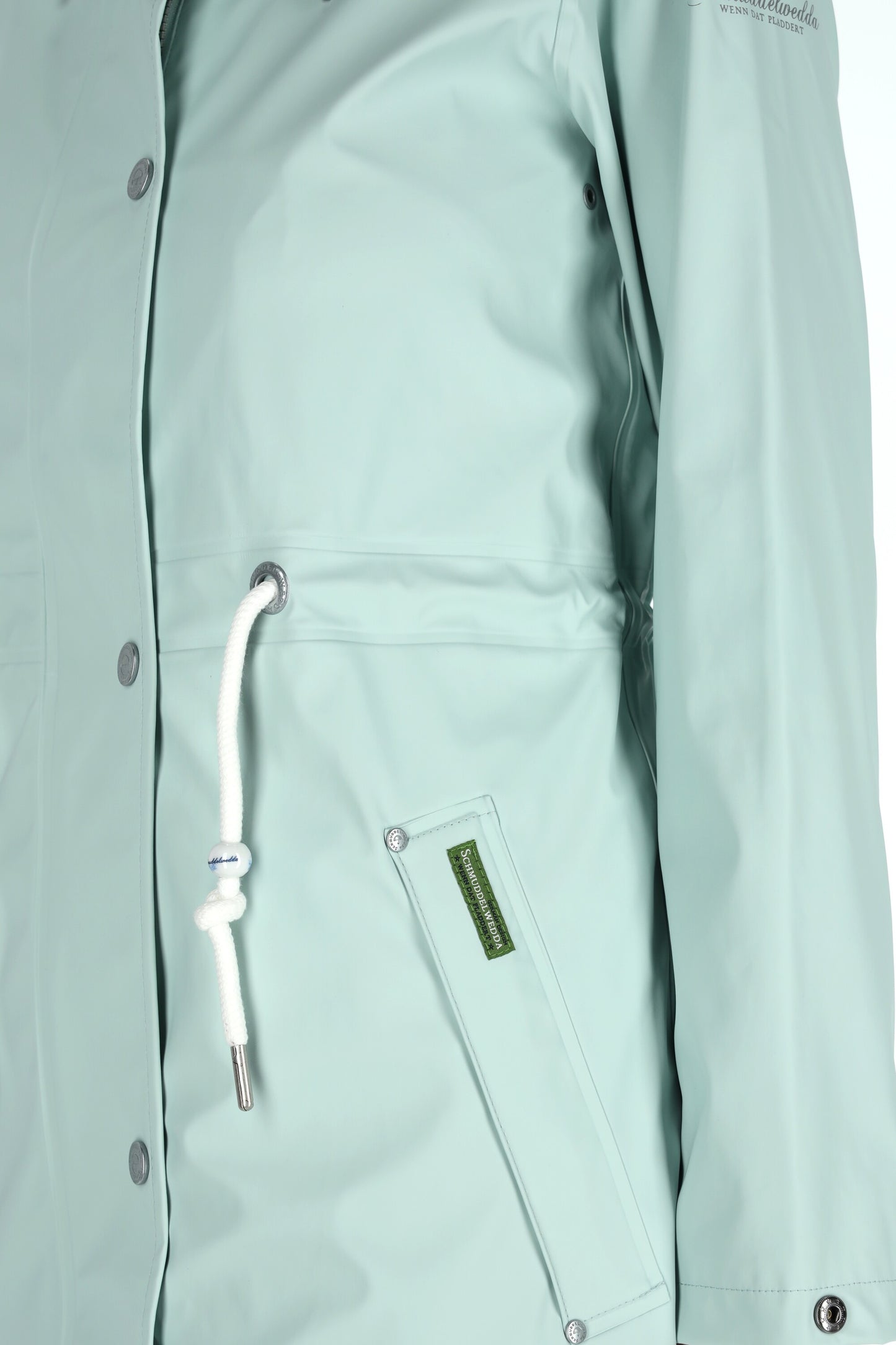 Schmuddelwedda women's rain coat made from recycled polyester