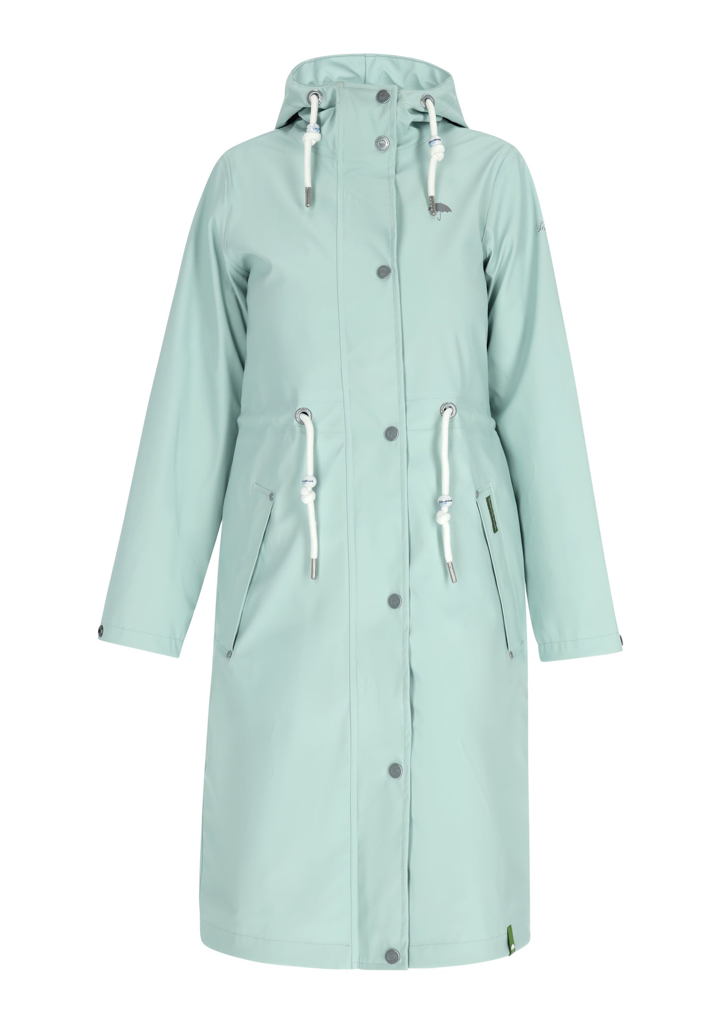 Schmuddelwedda women's rain coat made from recycled polyester