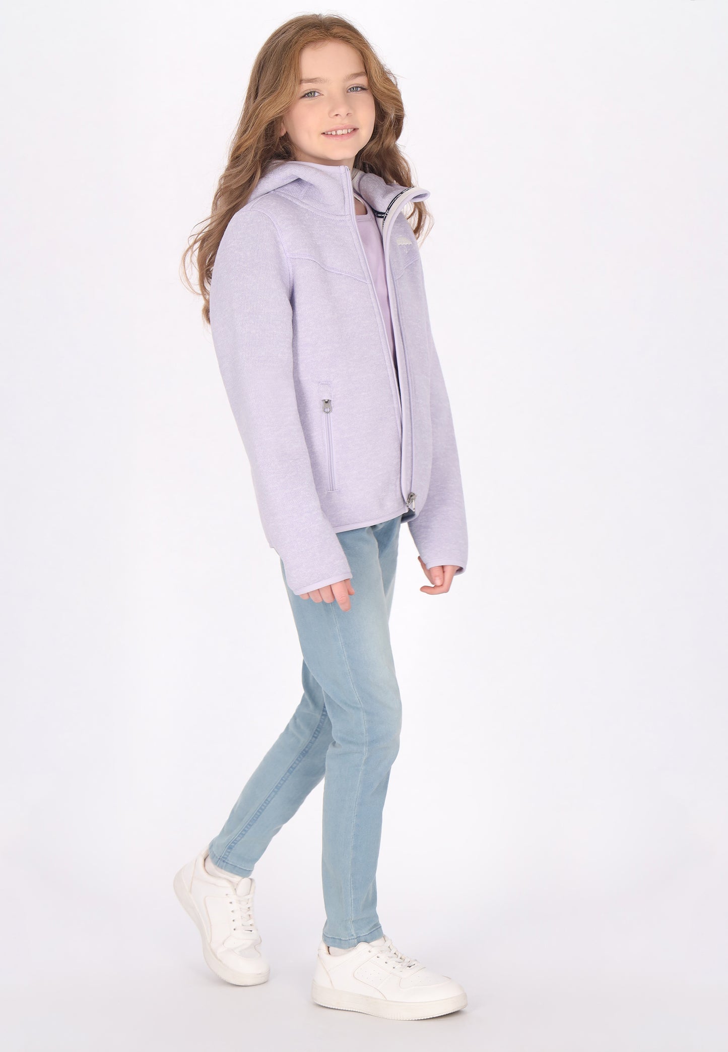 Schmuddelwedda girl's knitted fleece jacket