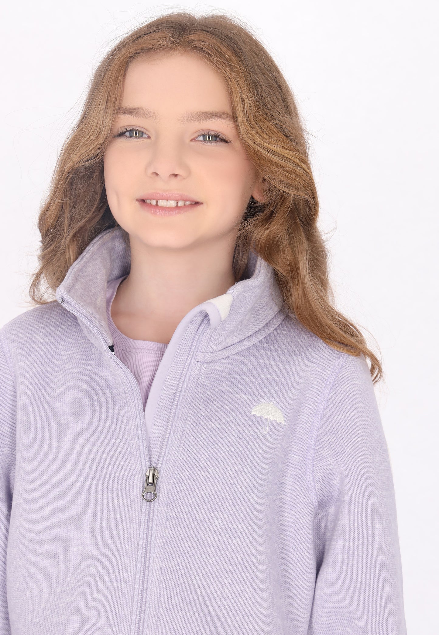 Schmuddelwedda girl's knitted fleece jacket