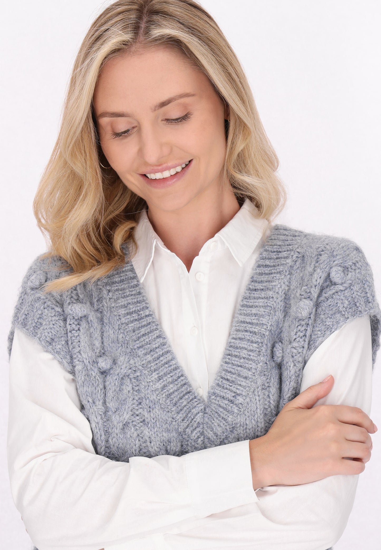 usha WHITE LABEL women's sweater vest