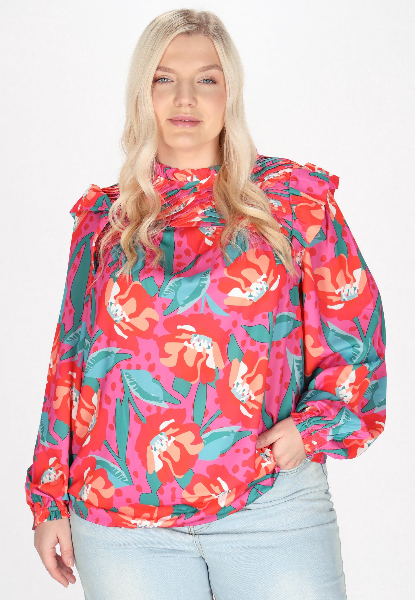 IZIA women's plus size blouse