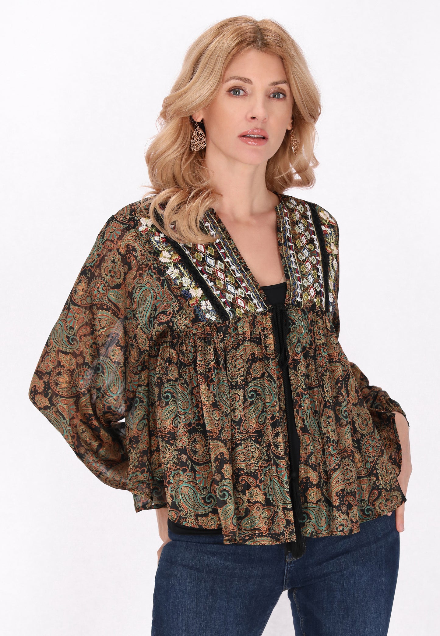 usha FESTIVAL women's blouse