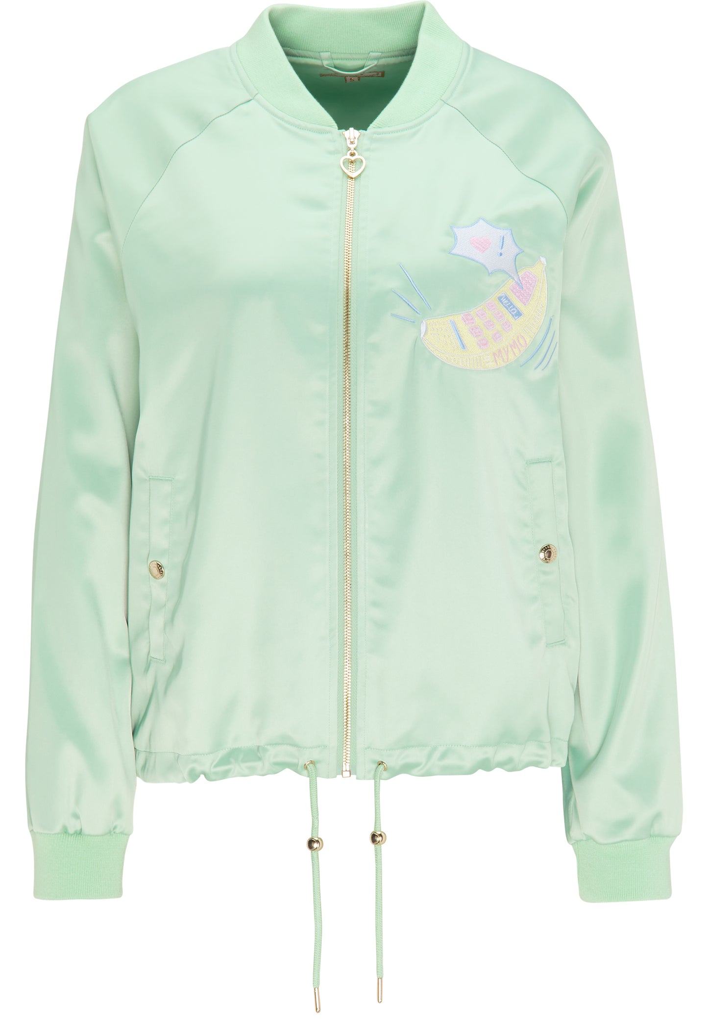 myMo women's satin blouson