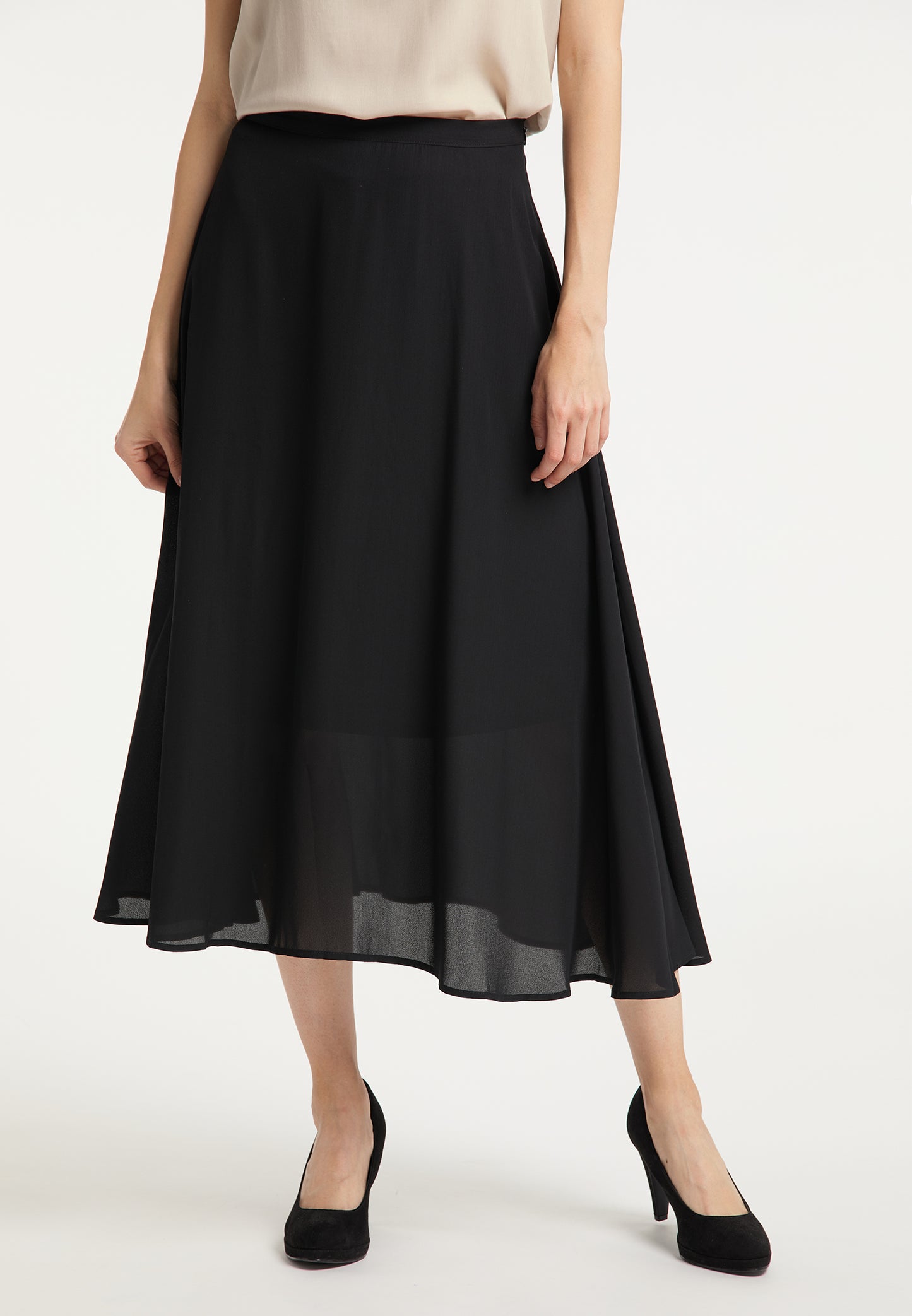 usha WHITE LABEL women's midi skirt