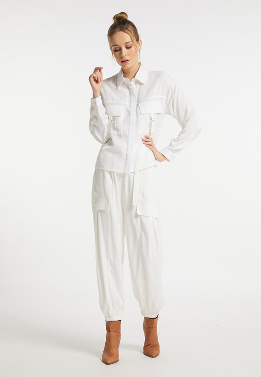 DreiMaster Vintage women's fabric trousers