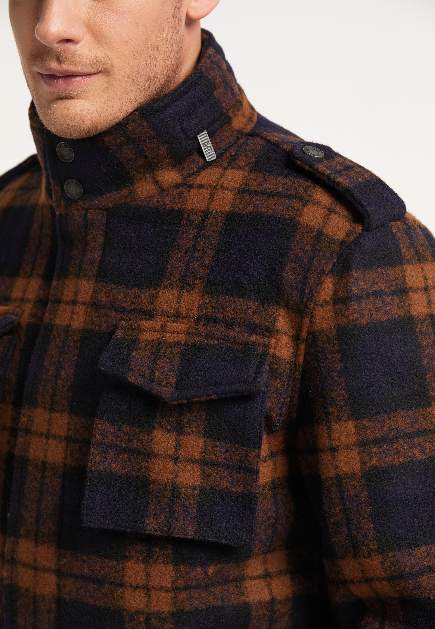 Mo men's checked jacket