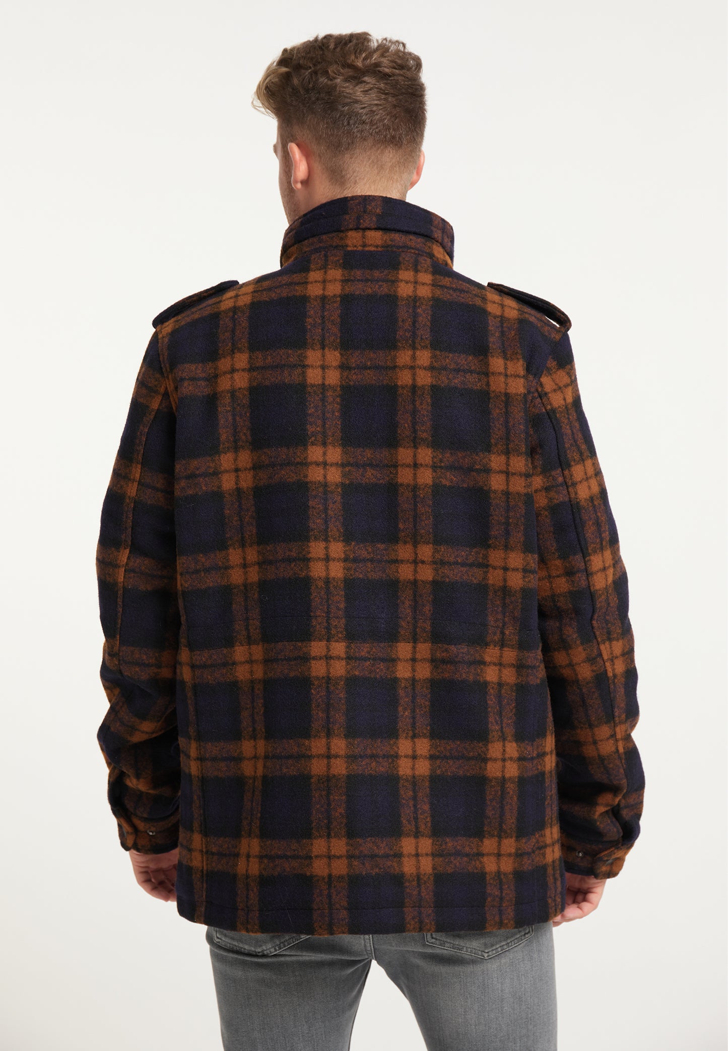 Mo men's checked jacket