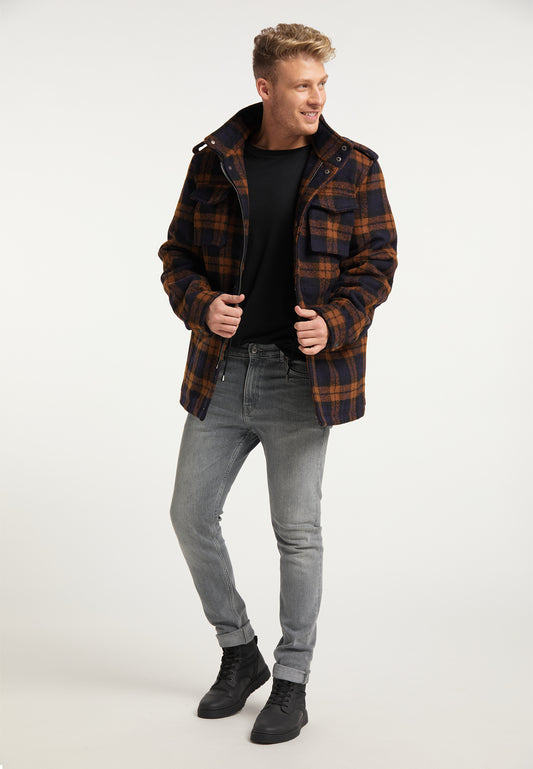 Mo men's checked jacket