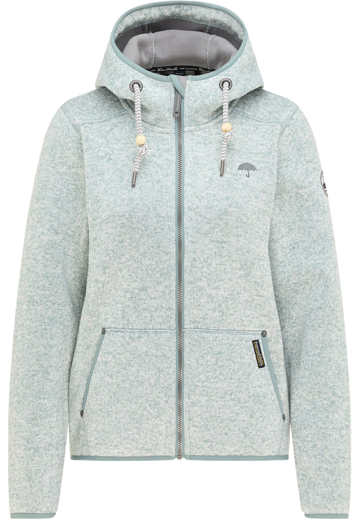 Schmuddelwedda women's knitted fleece jacket