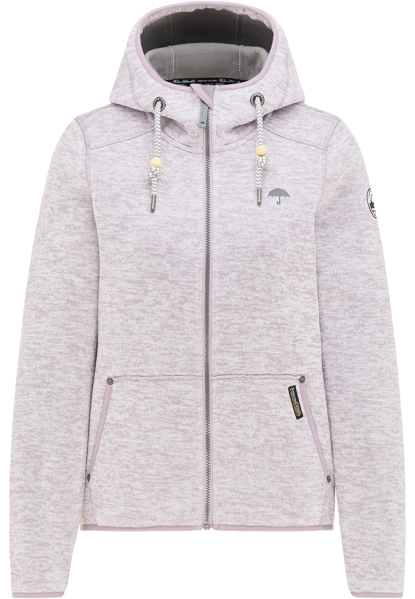 Schmuddelwedda women's knitted fleece jacket