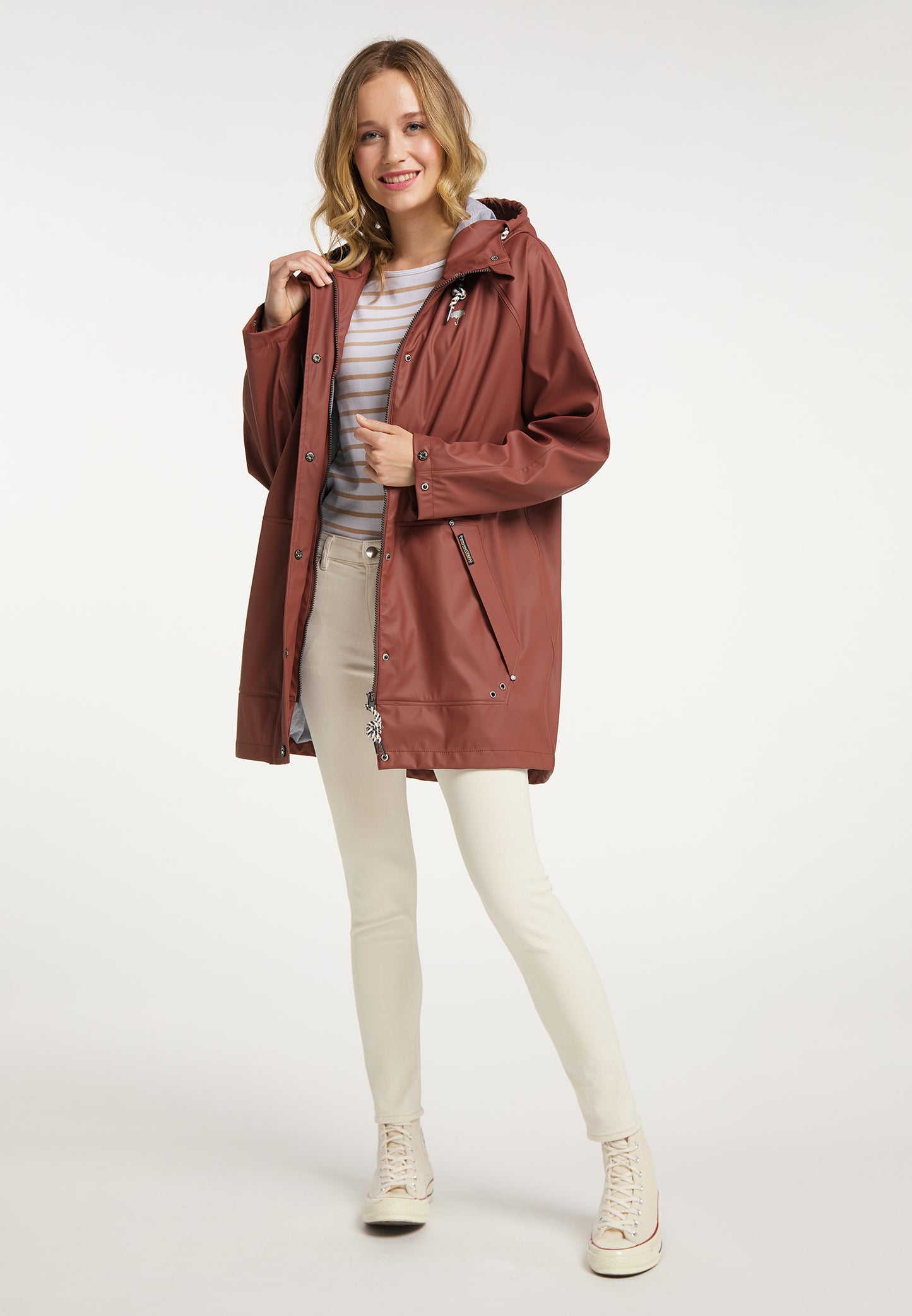 Schmuddelwedda women's oversize rain parka