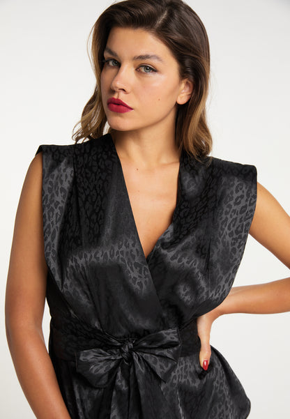 faina women's leo print top