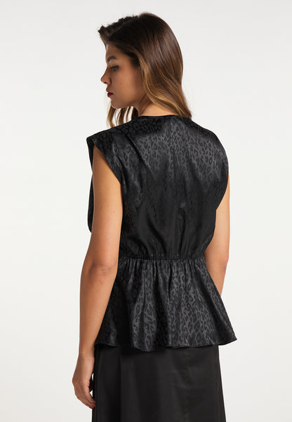 faina women's leo print top