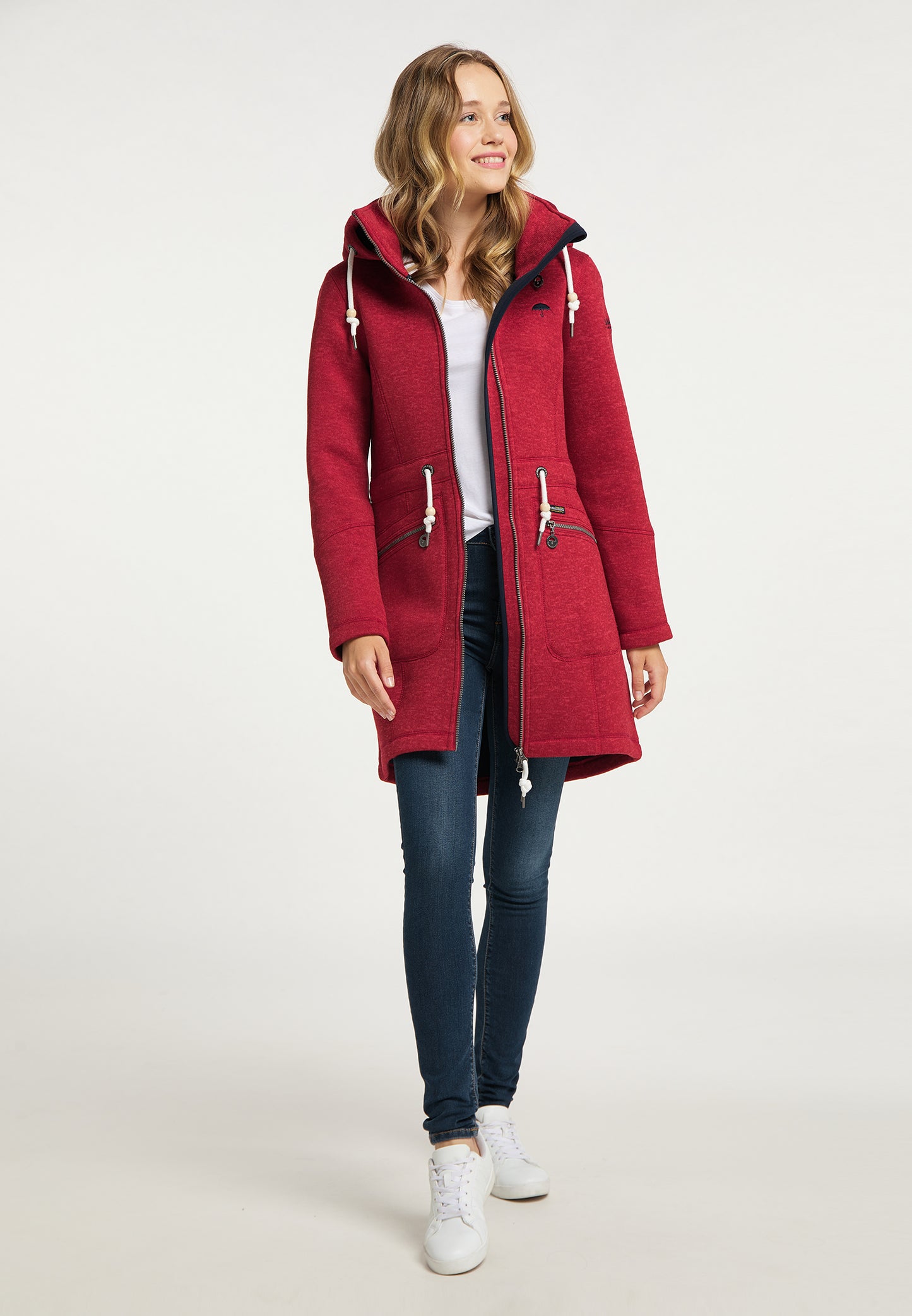 Schmuddelwedda women's knit fleece coat