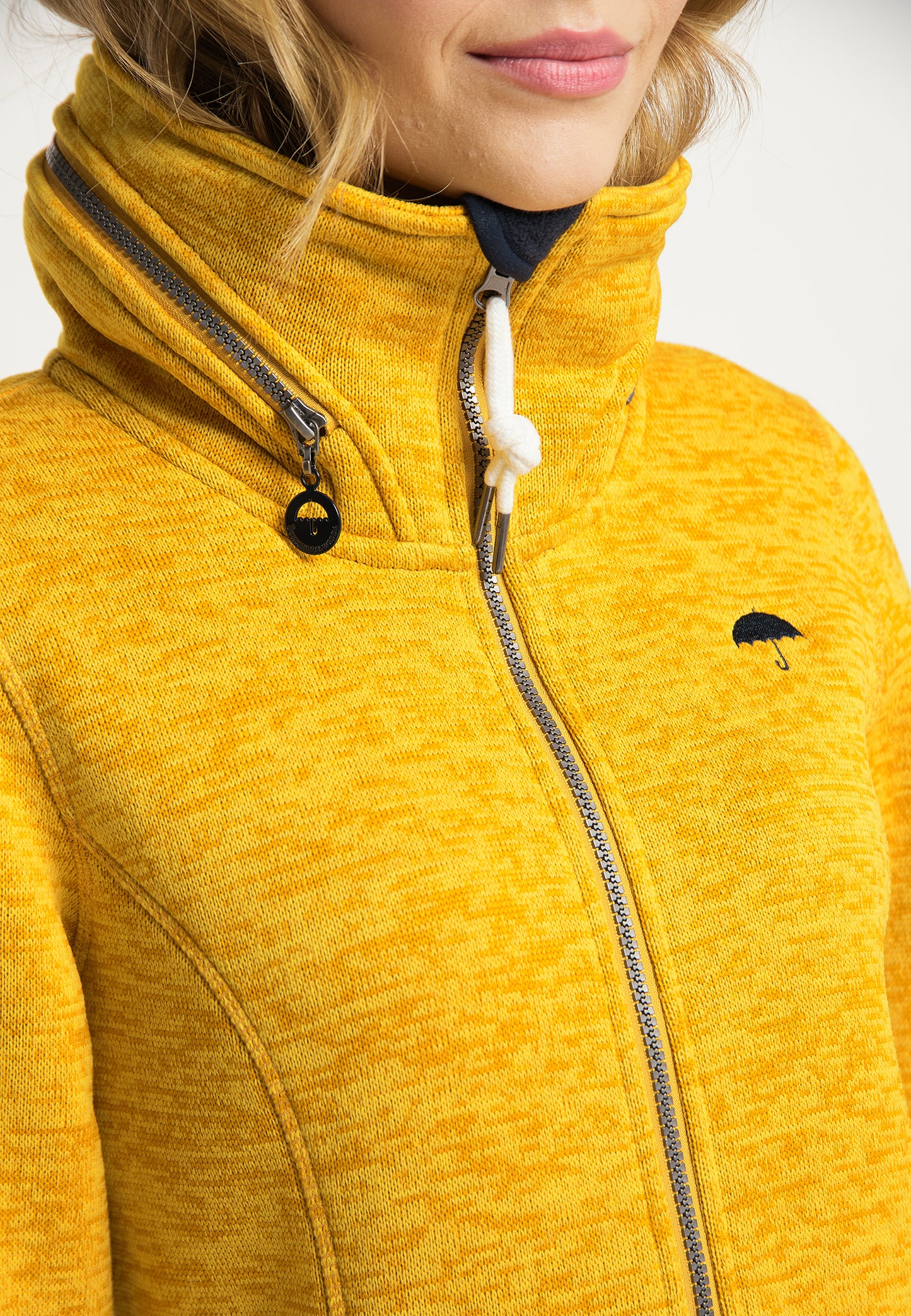 Schmuddelwedda women's knit fleece coat