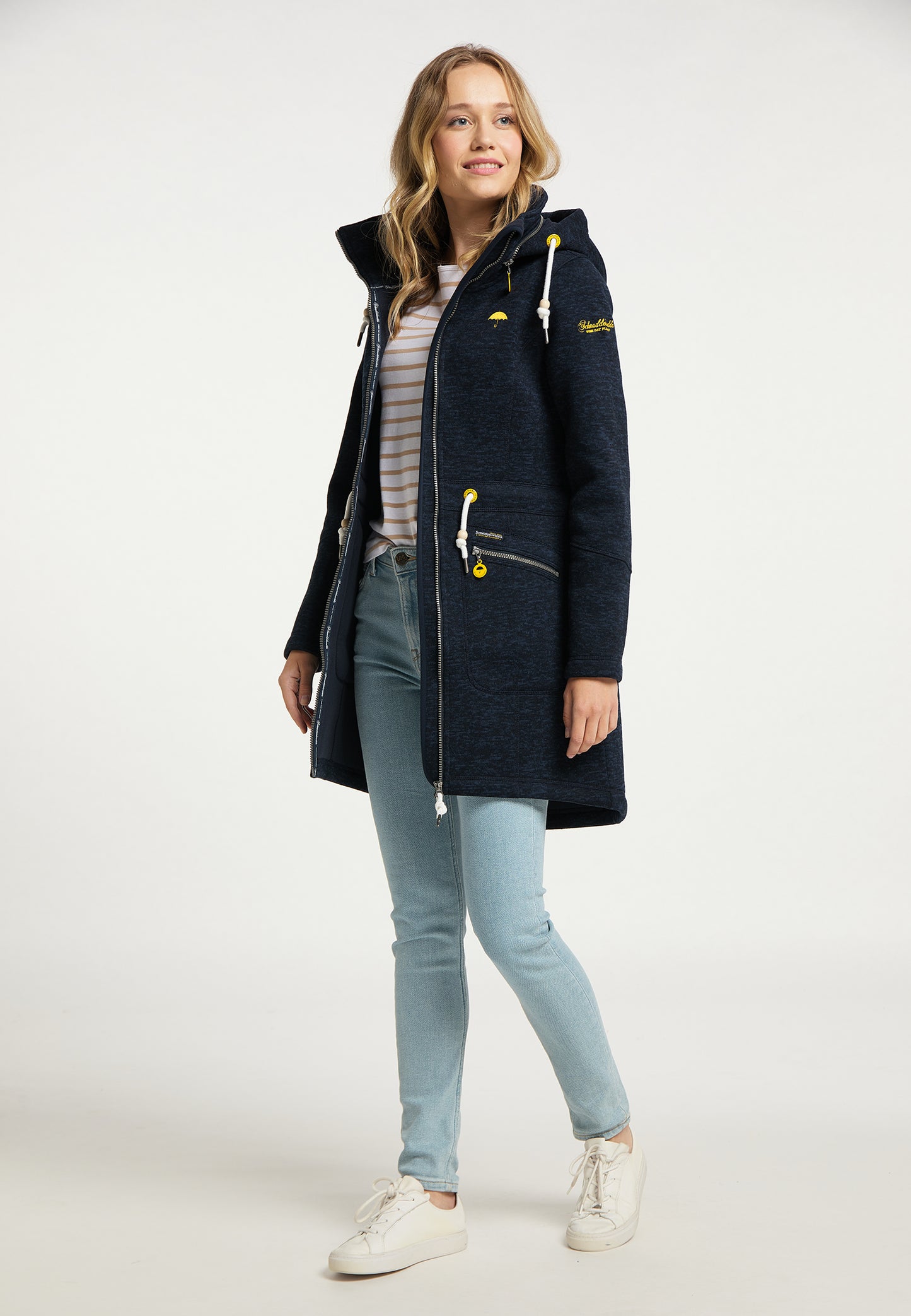 Schmuddelwedda women's knit fleece coat