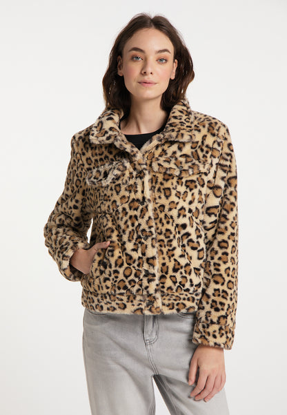 myMo women's faux fur jacket