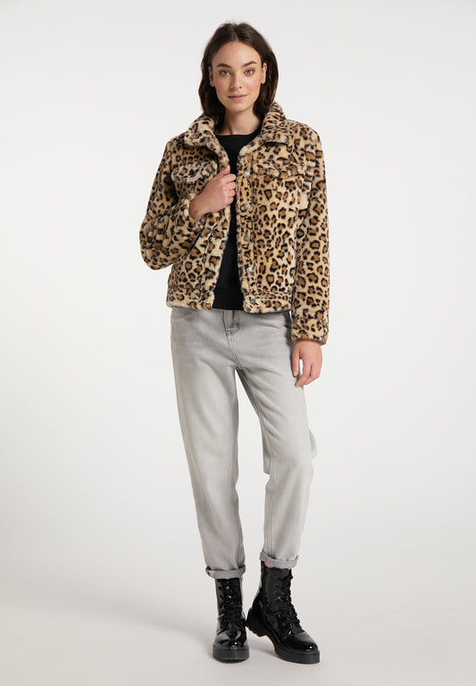 myMo women's faux fur jacket