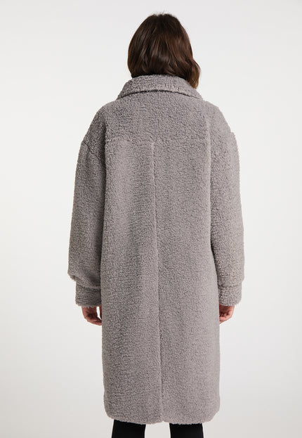 myMo Women's Faux Shearling Coat