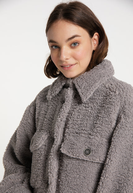 myMo Women's Faux Shearling Coat