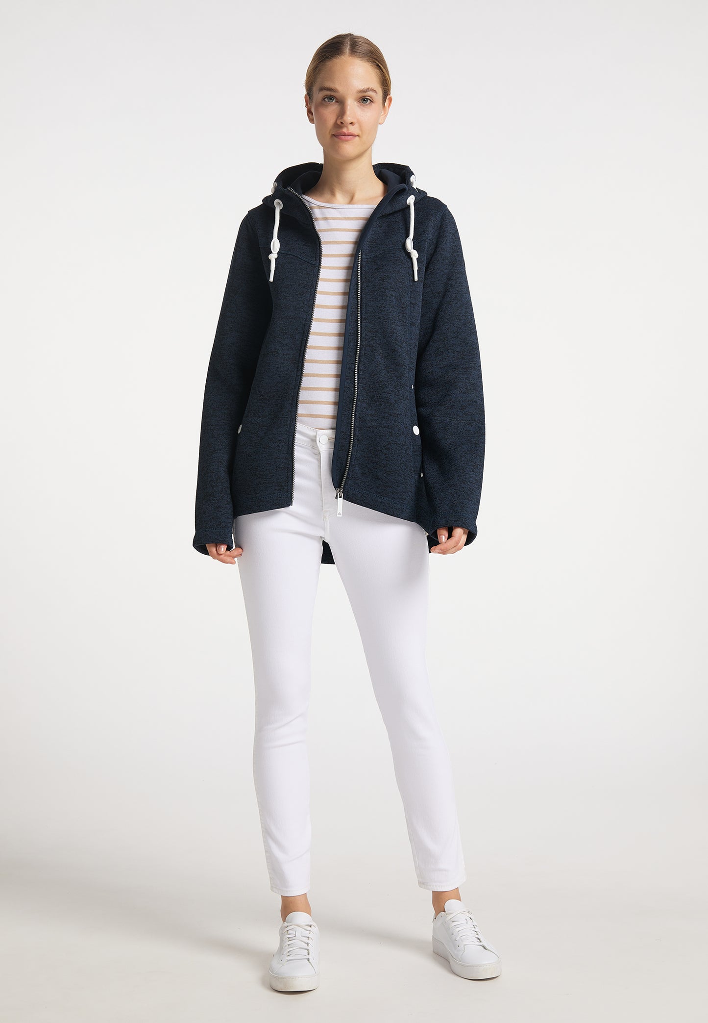 DreiMaster Maritim women's knitted fleece jacket