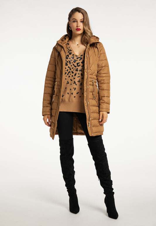 faina women's quilted coat
