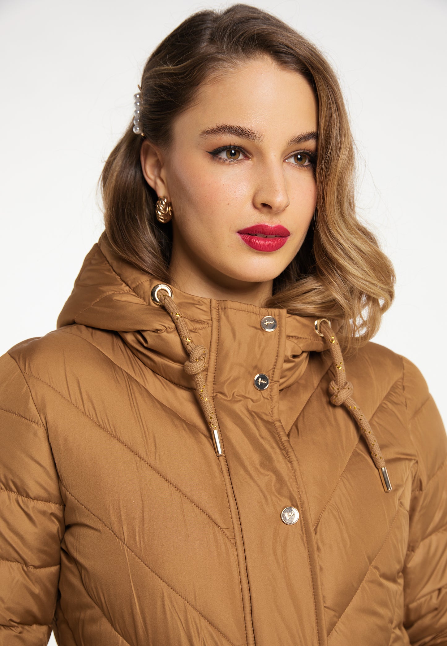 faina women's quilted coat