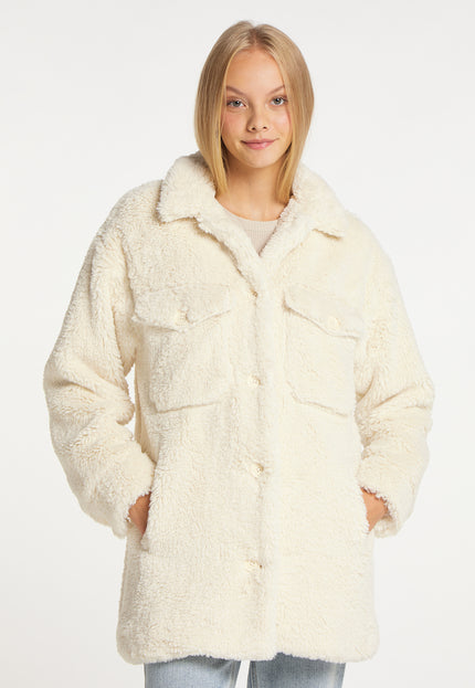 taddy Women's Teddy Fur Coat