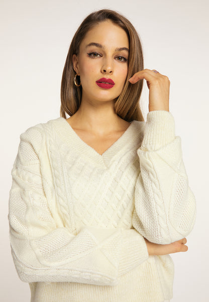 faina damski sweter dzianinowy