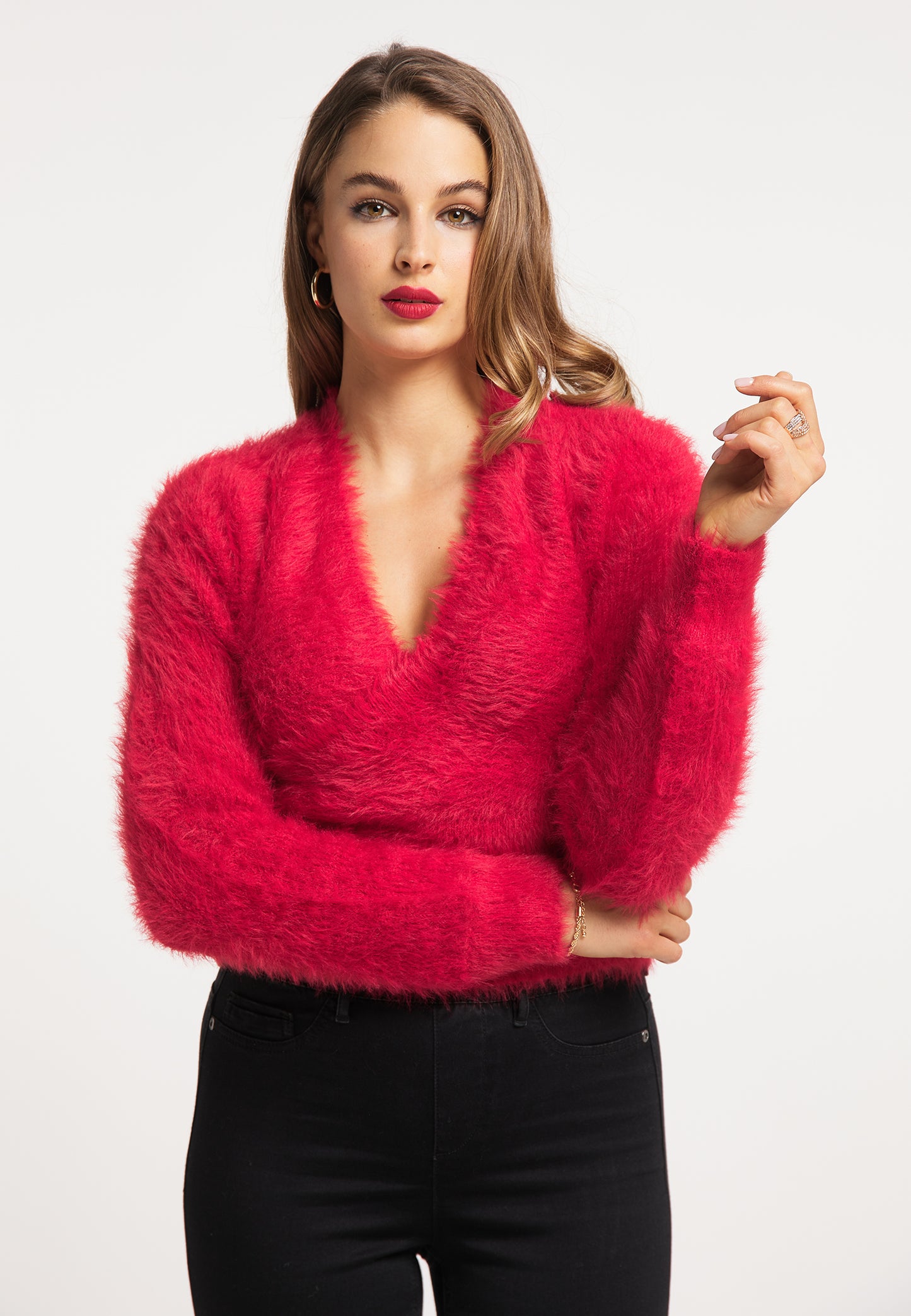 faina damski sweter dzianinowy