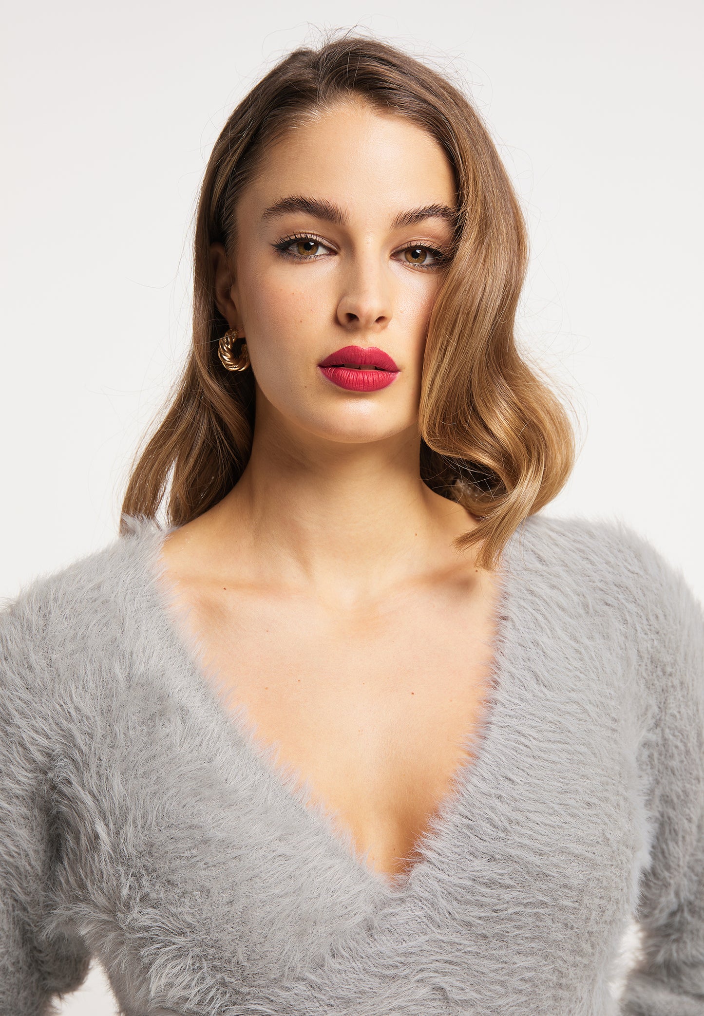 faina damski sweter dzianinowy