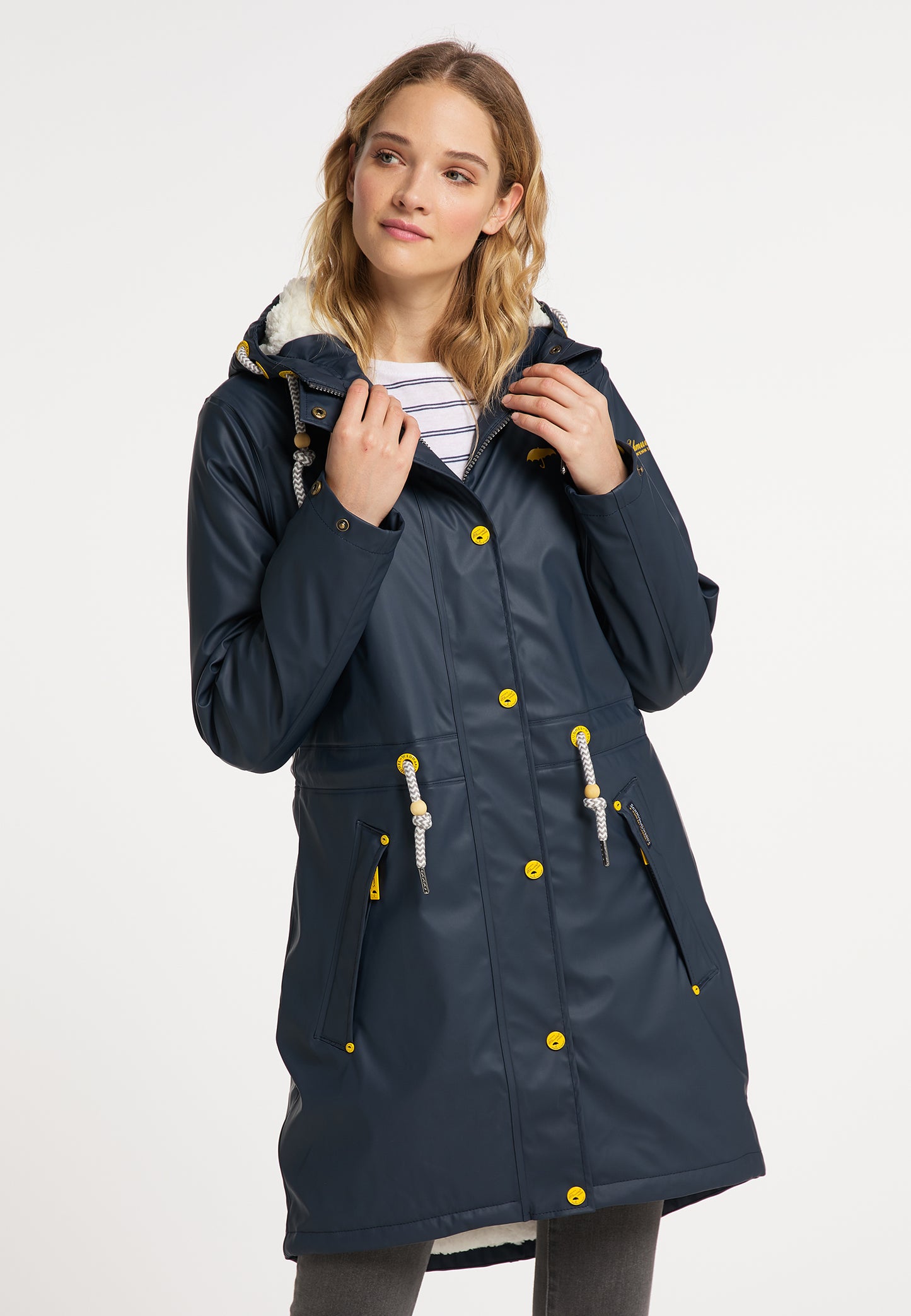 Schmuddelwedda women's rain coat with teddy lining