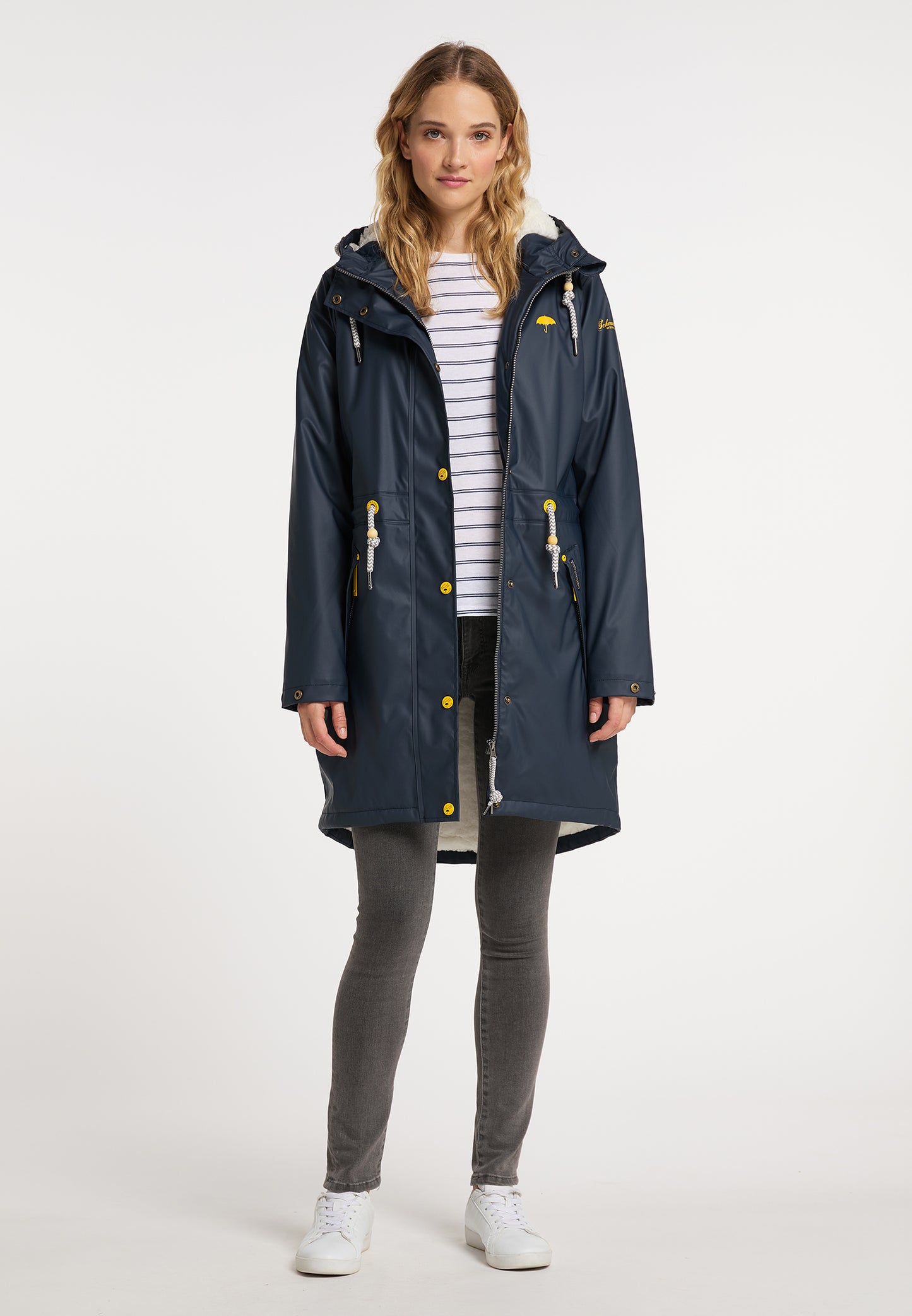 Schmuddelwedda women's rain coat with teddy lining