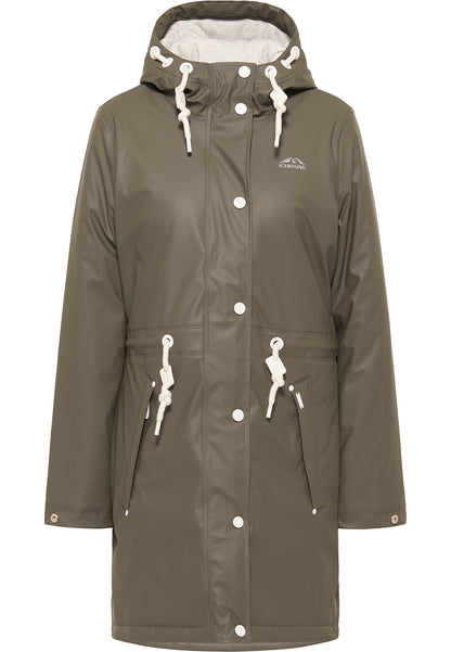 ICEBOUND women's padded rain coat