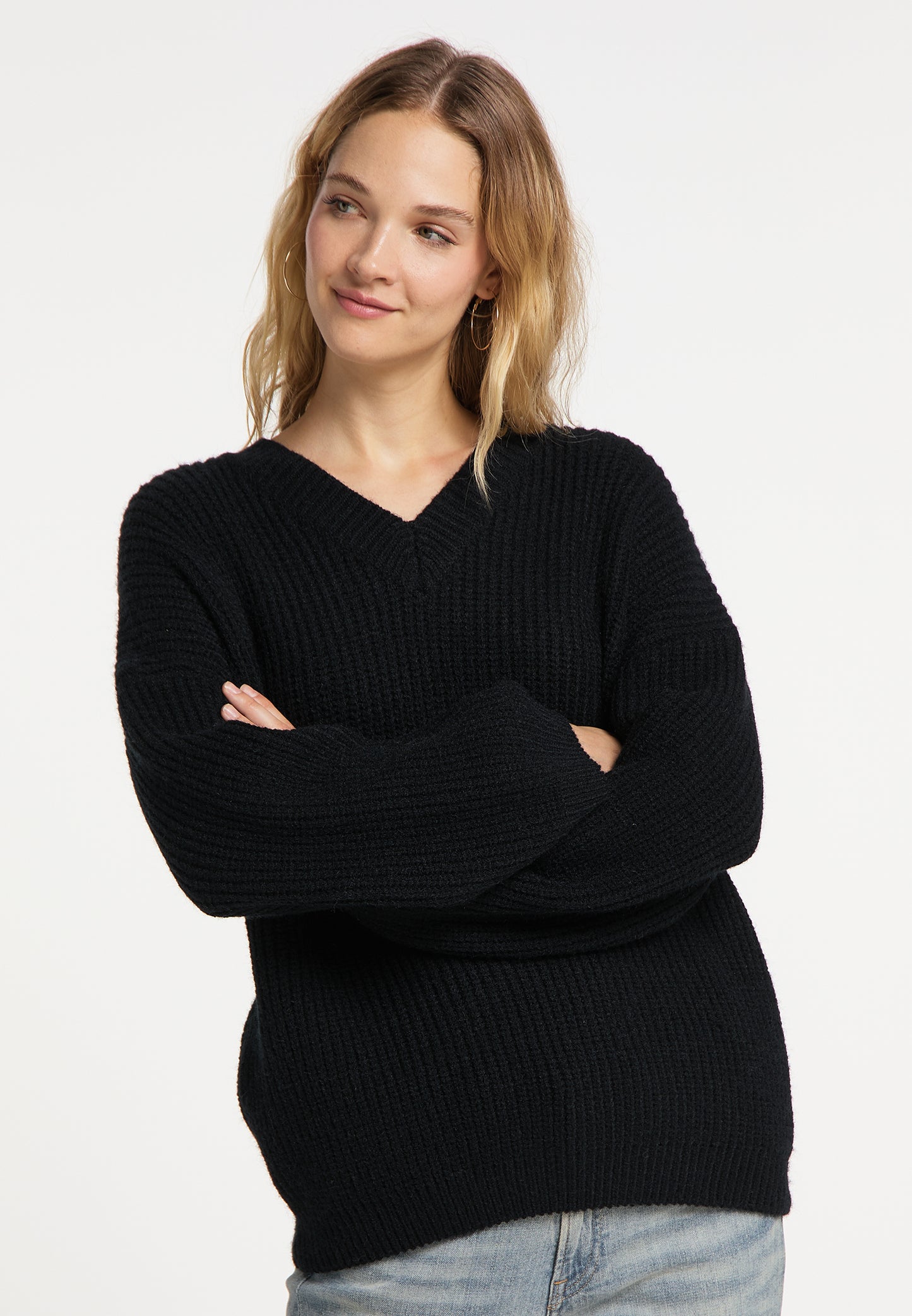 DreiMaster Vintage damski sweter z dzianiny