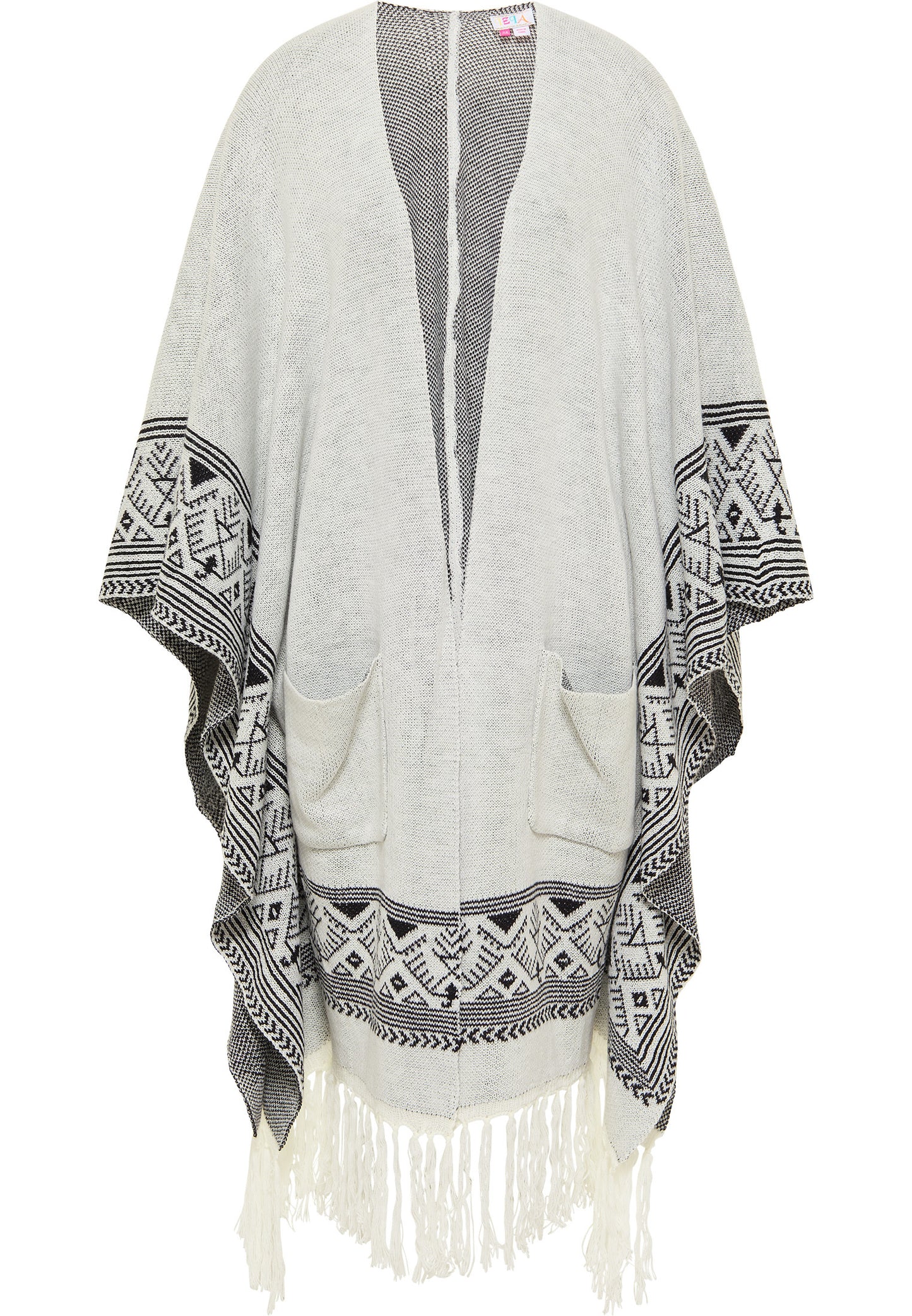 IZIA women's knit poncho