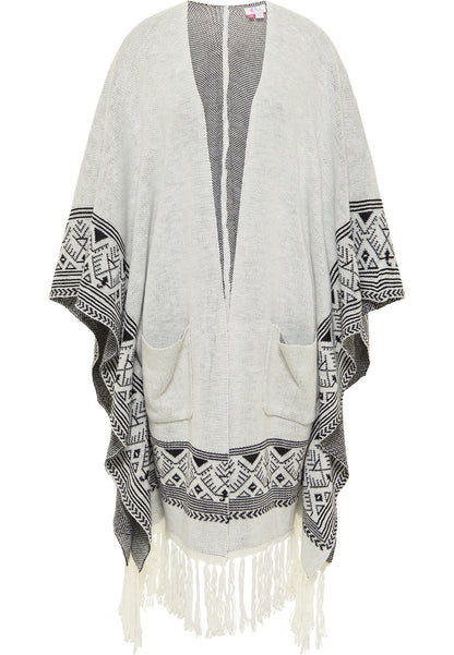 IZIA women's knit poncho