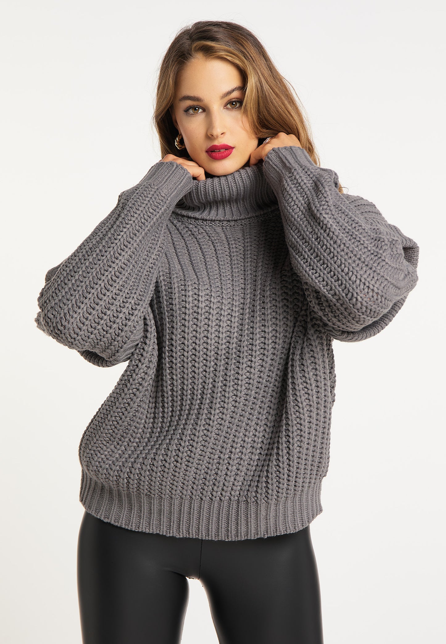 faina damski sweter dzianinowy