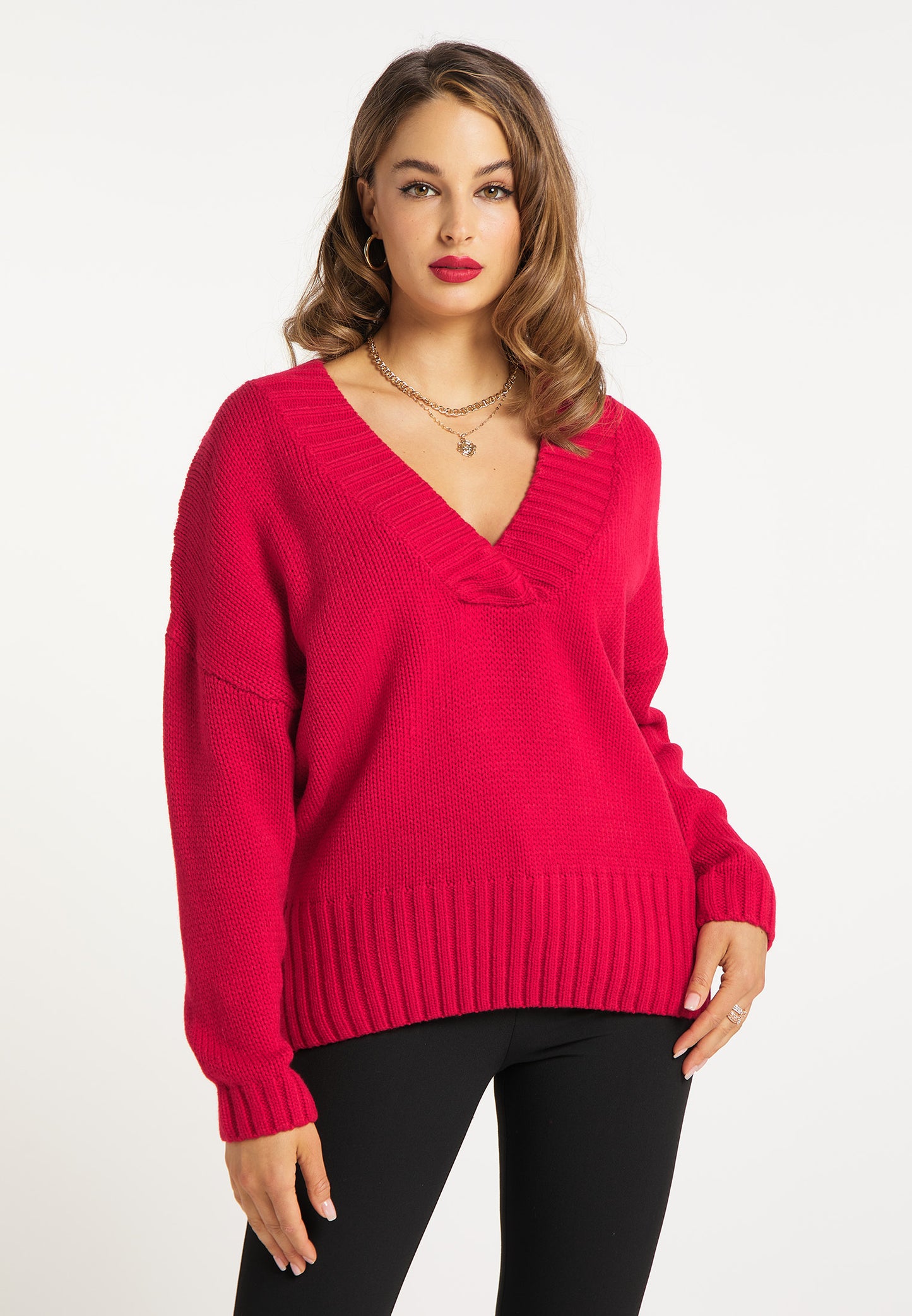 faina damski sweter dzianinowy
