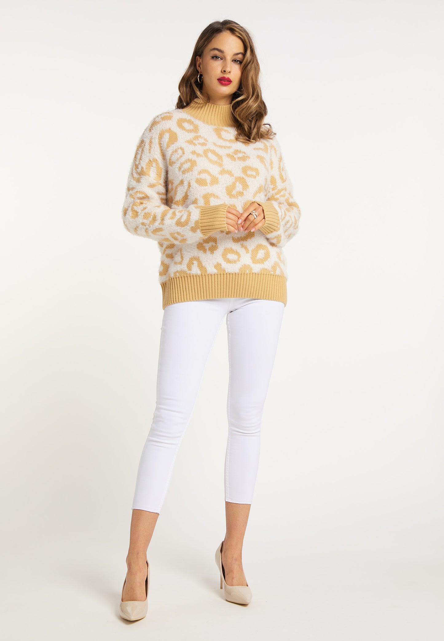 faina damski sweter dzianinowy