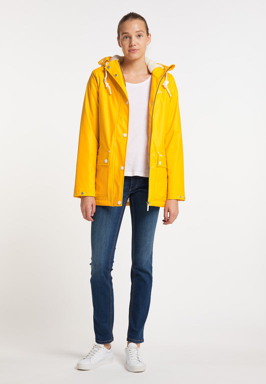 ICEBOUND women's rain jacket with faux fur lining