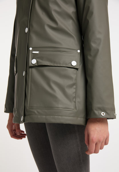 ICEBOUND women's rain jacket with faux fur lining