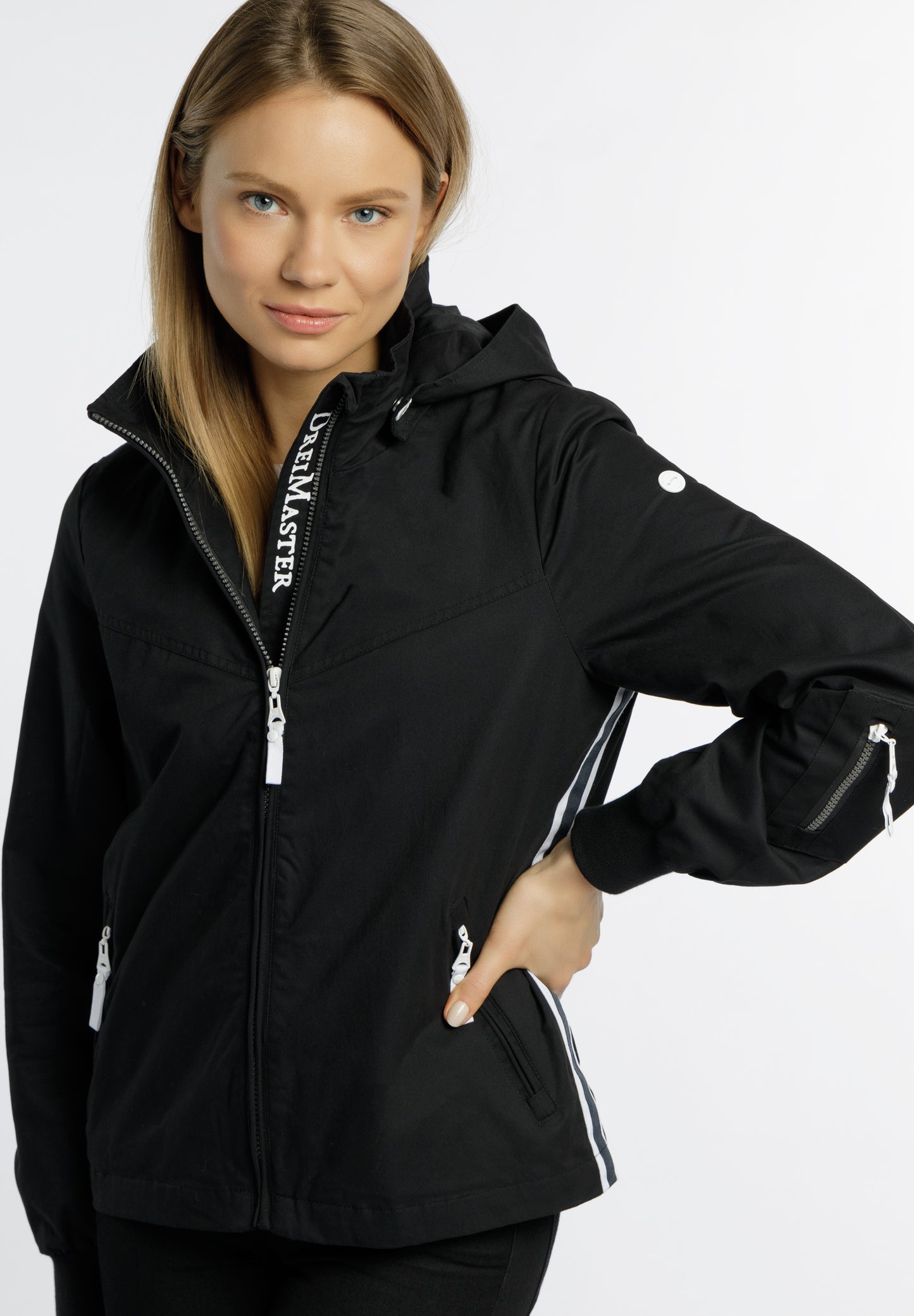 DreiMaster Maritim women's transition jacket made of cotton