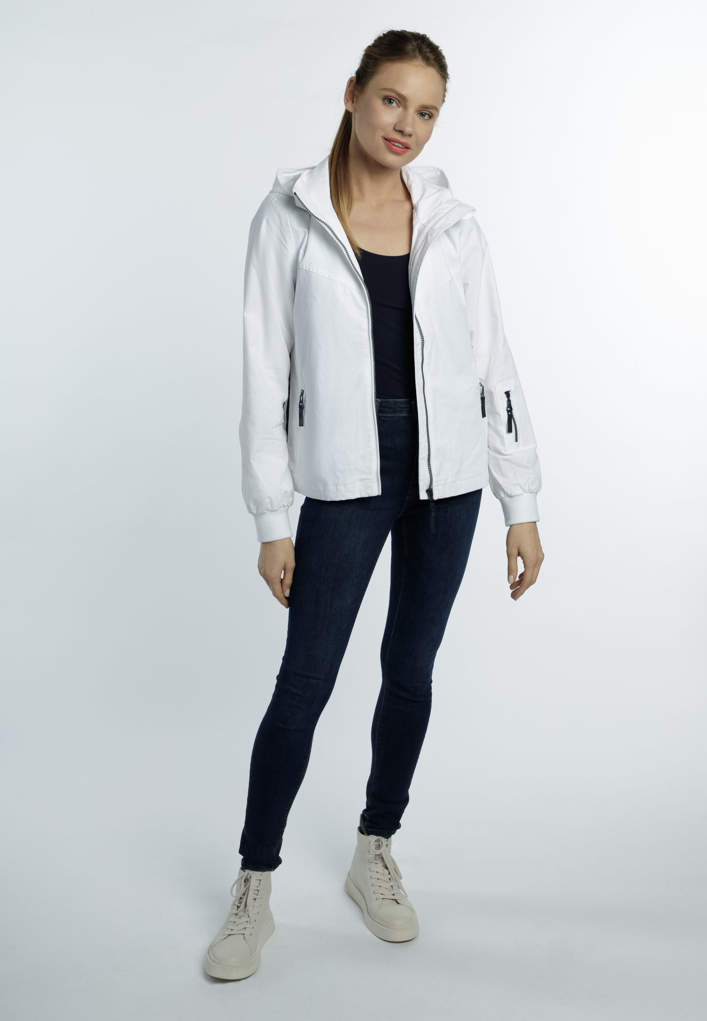 DreiMaster Maritim women's transition jacket made of cotton