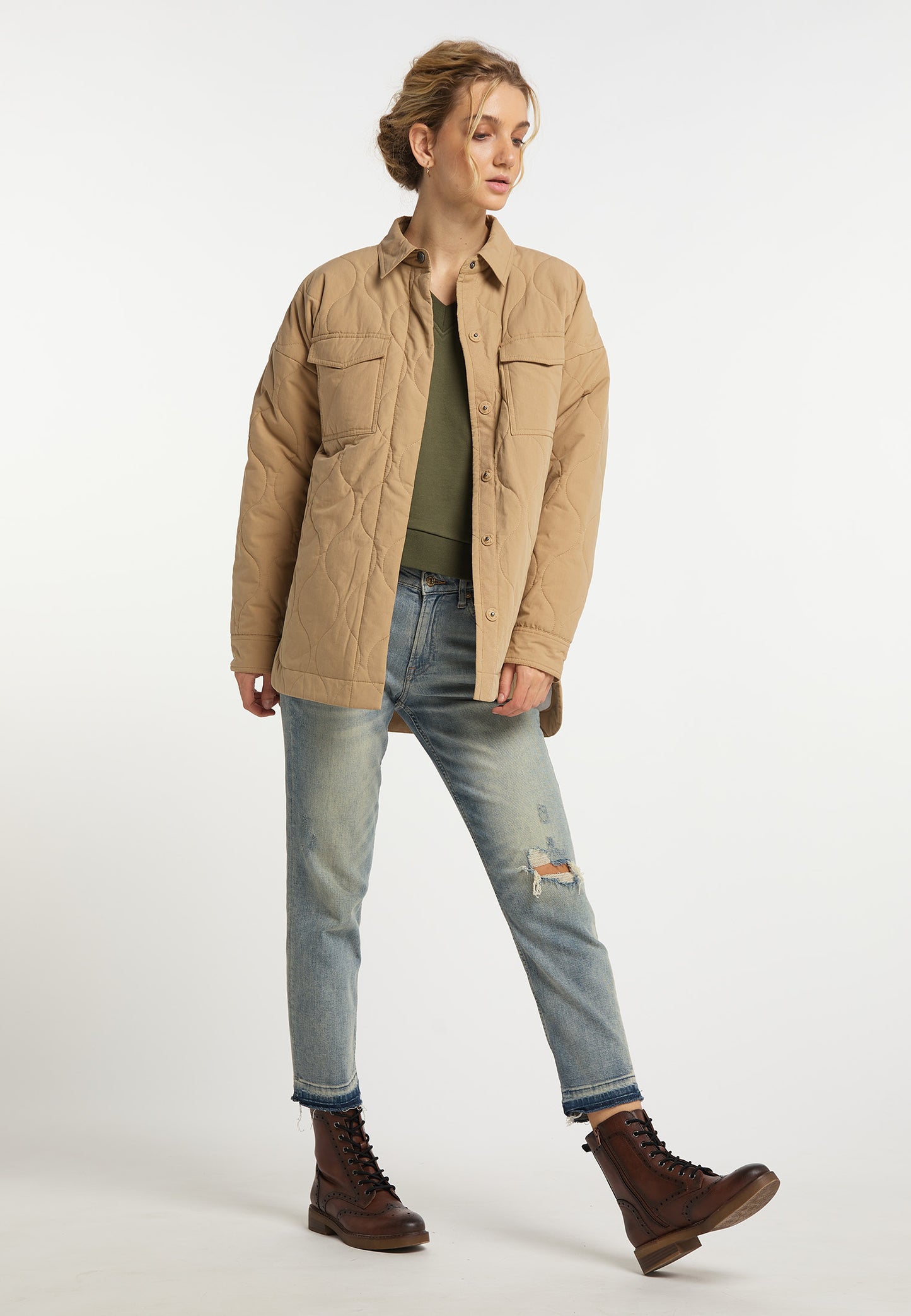 DreiMaster Vintage women's cotton overshirt