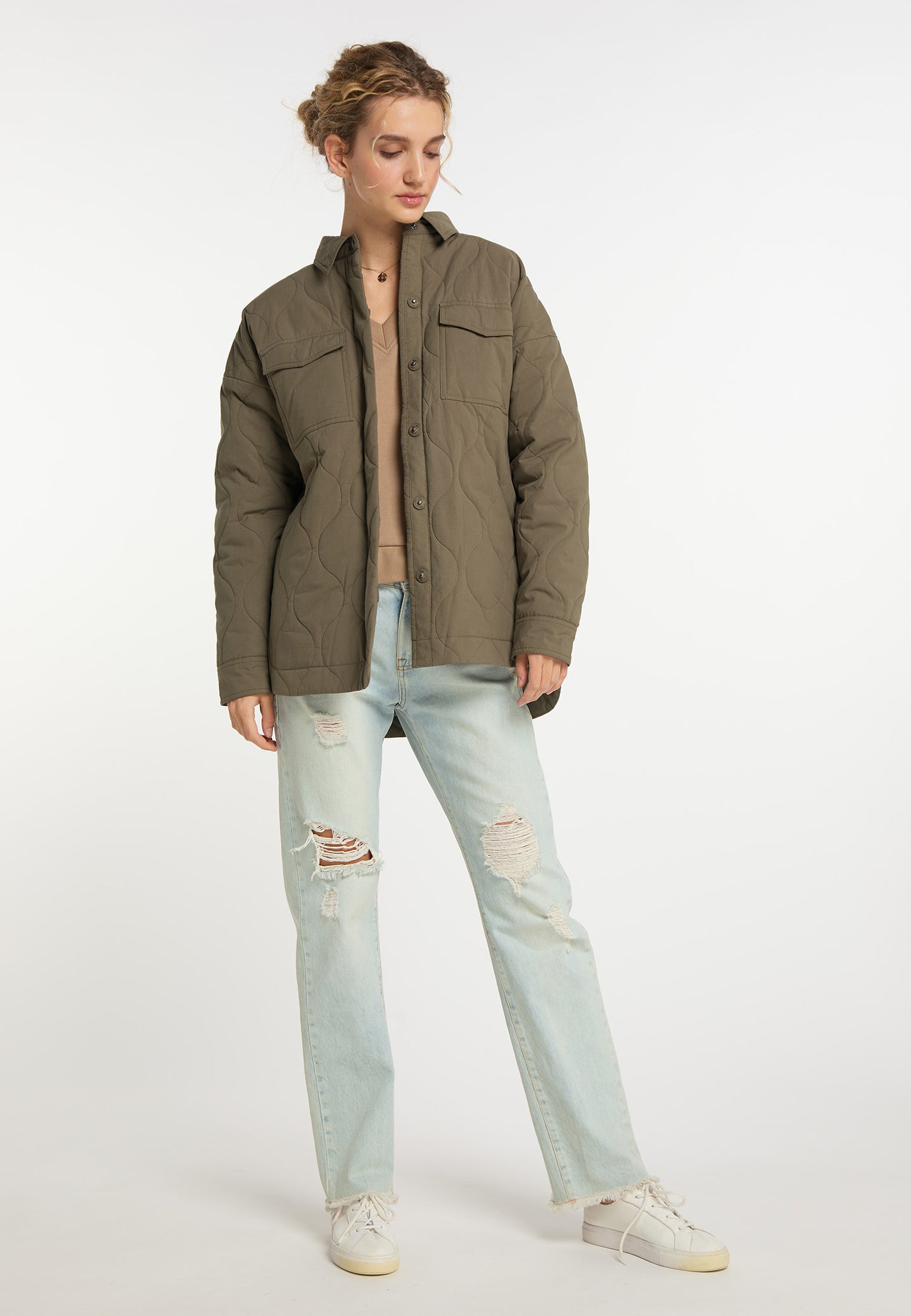DreiMaster Vintage women's cotton overshirt