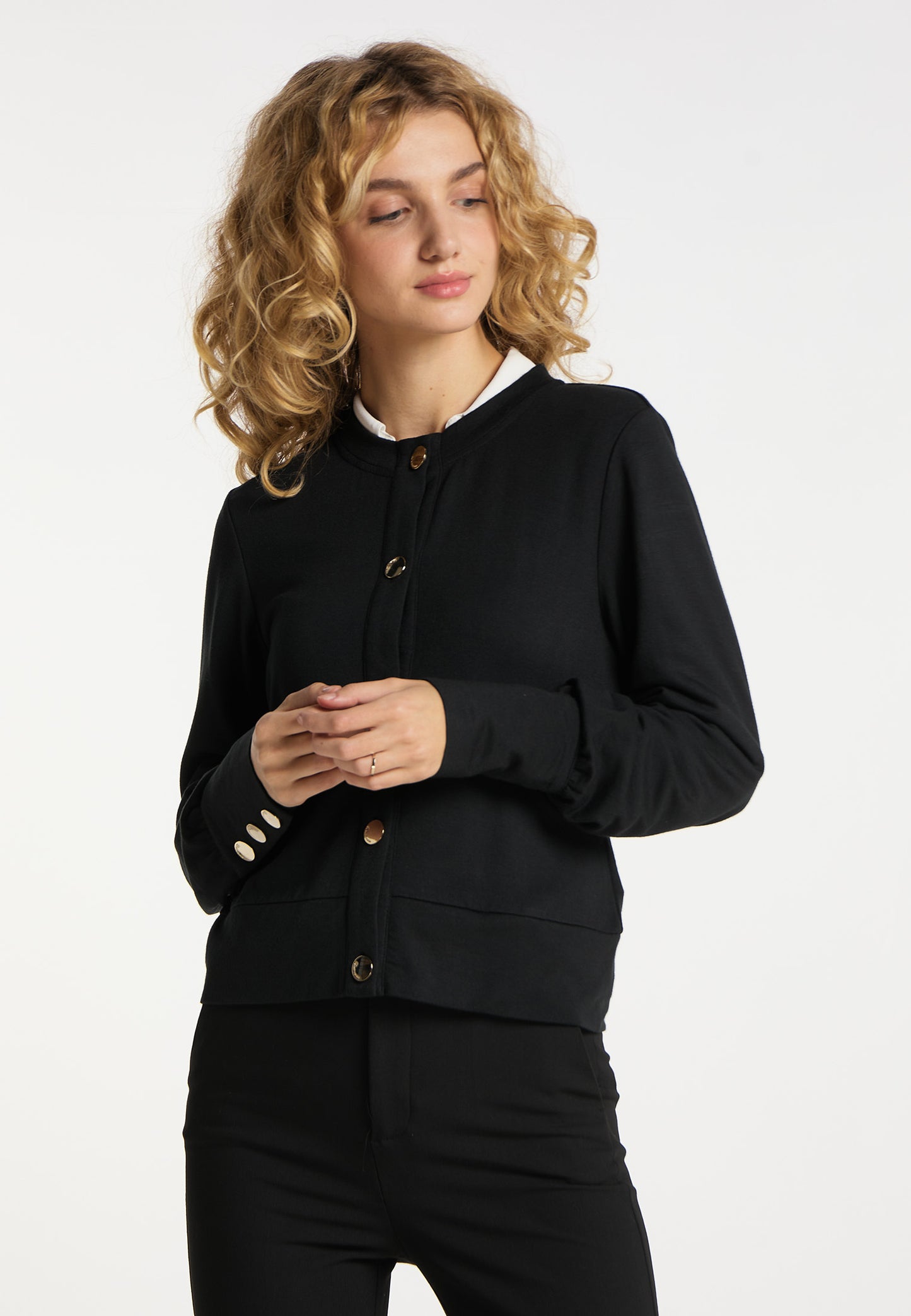 DreiMaster Klassik women's jersey cardigan