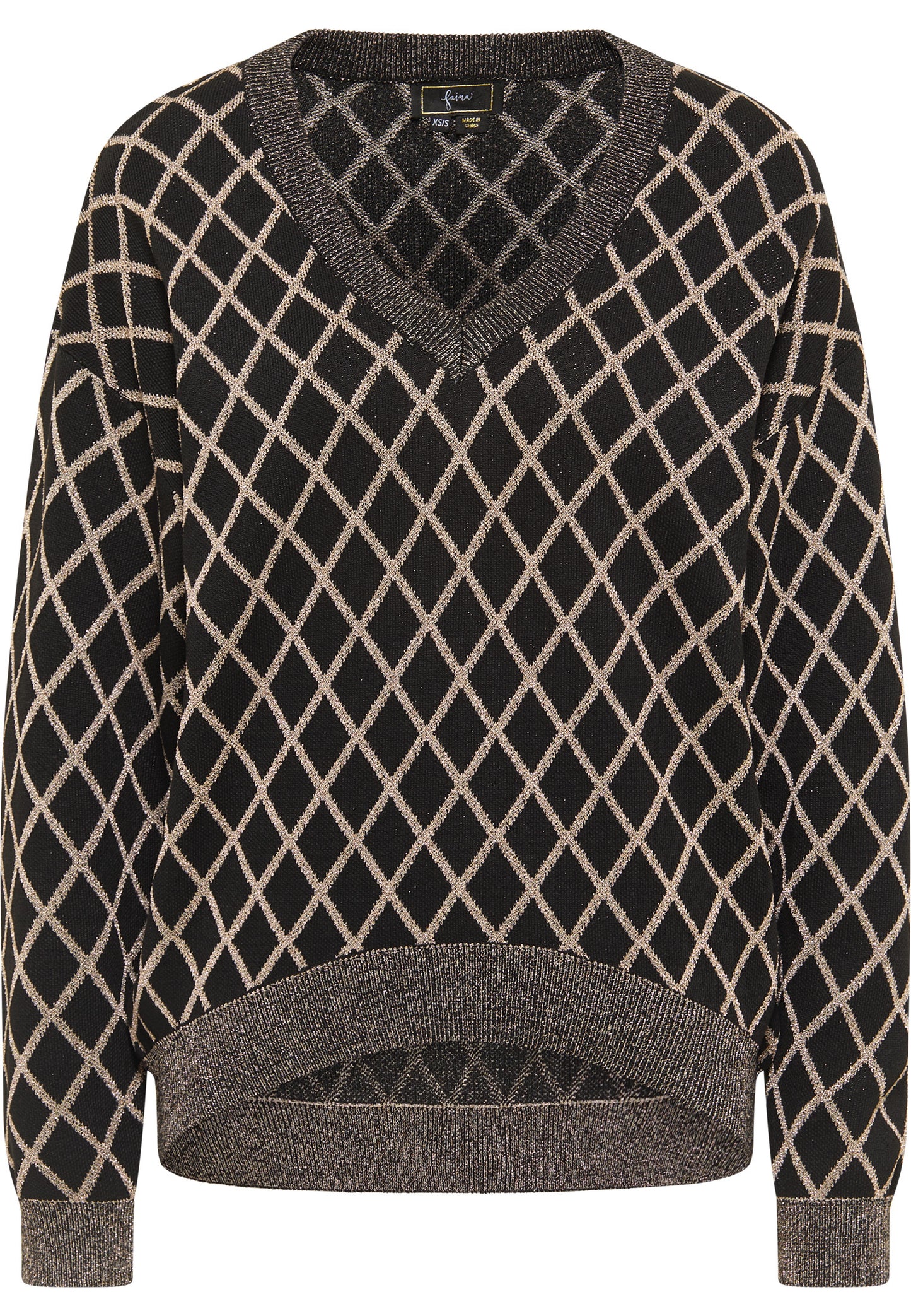 faina damski sweter dzianinowy