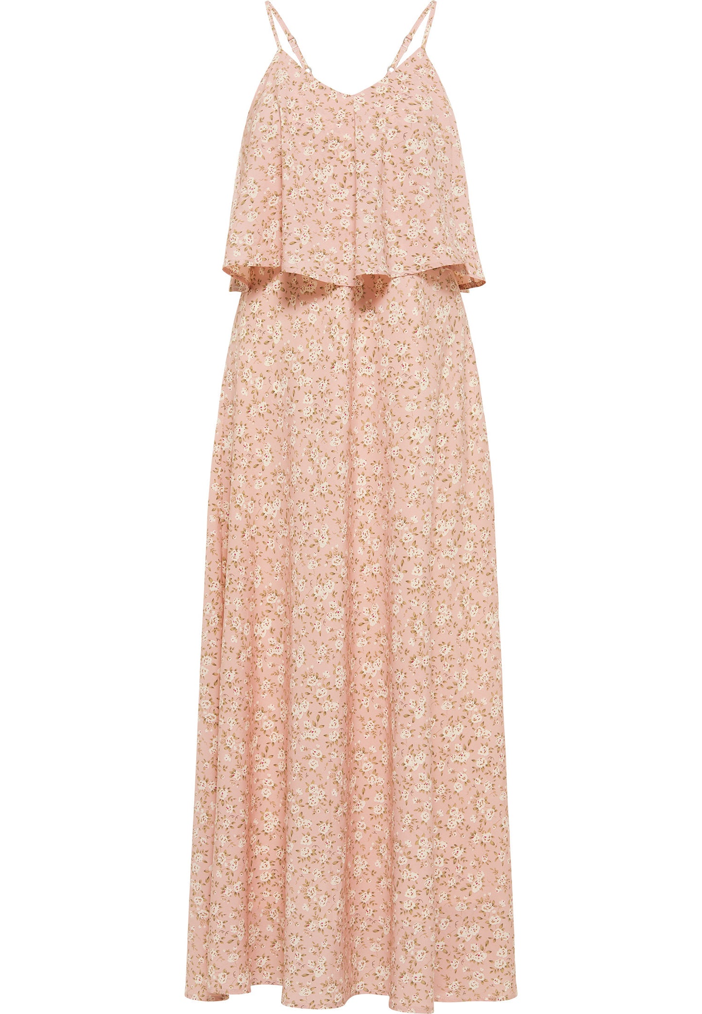 DreiMaster Vintage women's maxi dress with all-over print